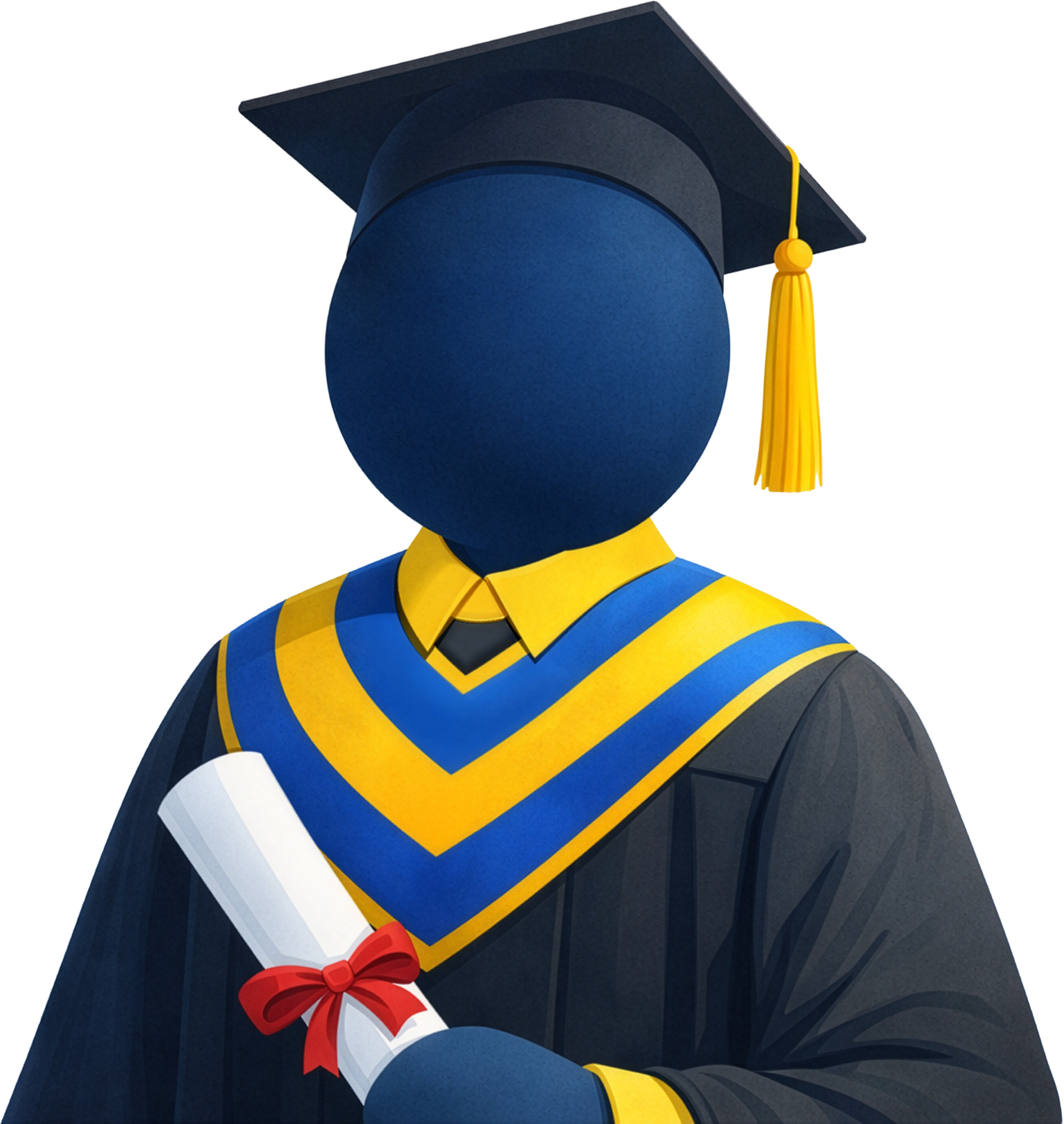 Graduate holding a diploma